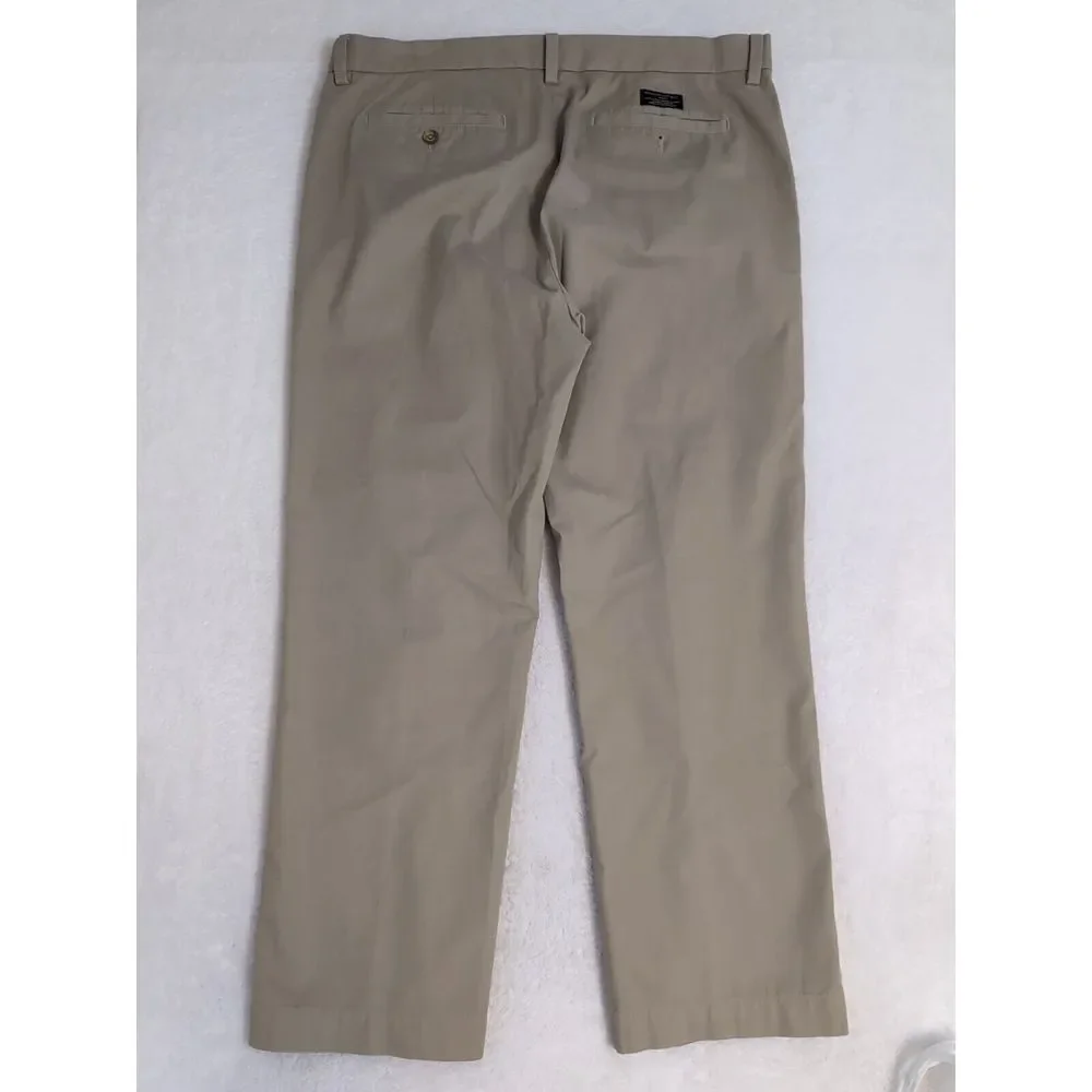 Banana Republic Mens Pants Beige 36x30*‎ Emerson Chino Cotton Blend